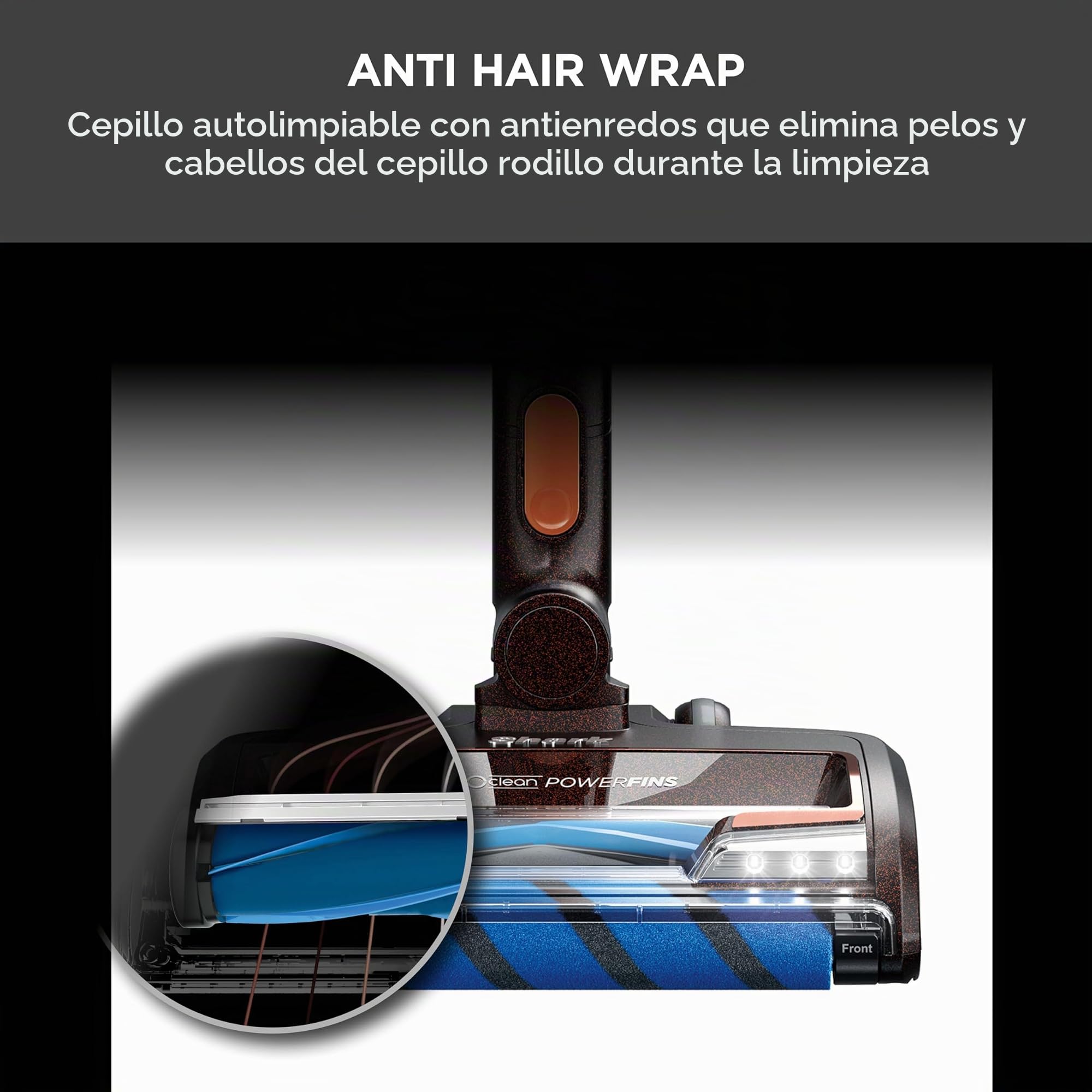 Shark Aspiradora sin cable, 60 min autonomía, Anti Hair Wrap y DuoClean flexible, minicepillo motorizado para pelo de mascota, cepillo multisuperficie, boquilla estrecha 20 cm, negro/rojo IZ300EUT