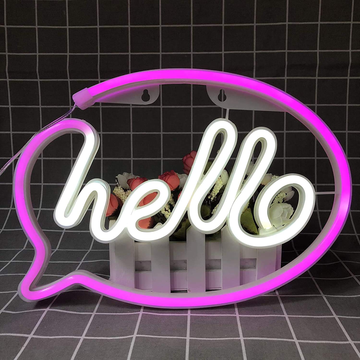 Lampe LED effet néon Hello The Home Deco Factory