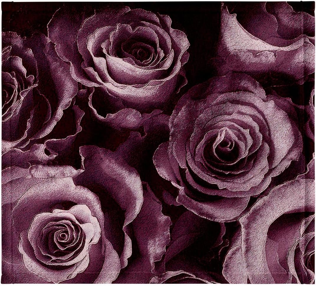 3dRose Close up of Dreamy Pastel Plum Purple Rose Bouquet 22x30 Bath Hand Pool Towel