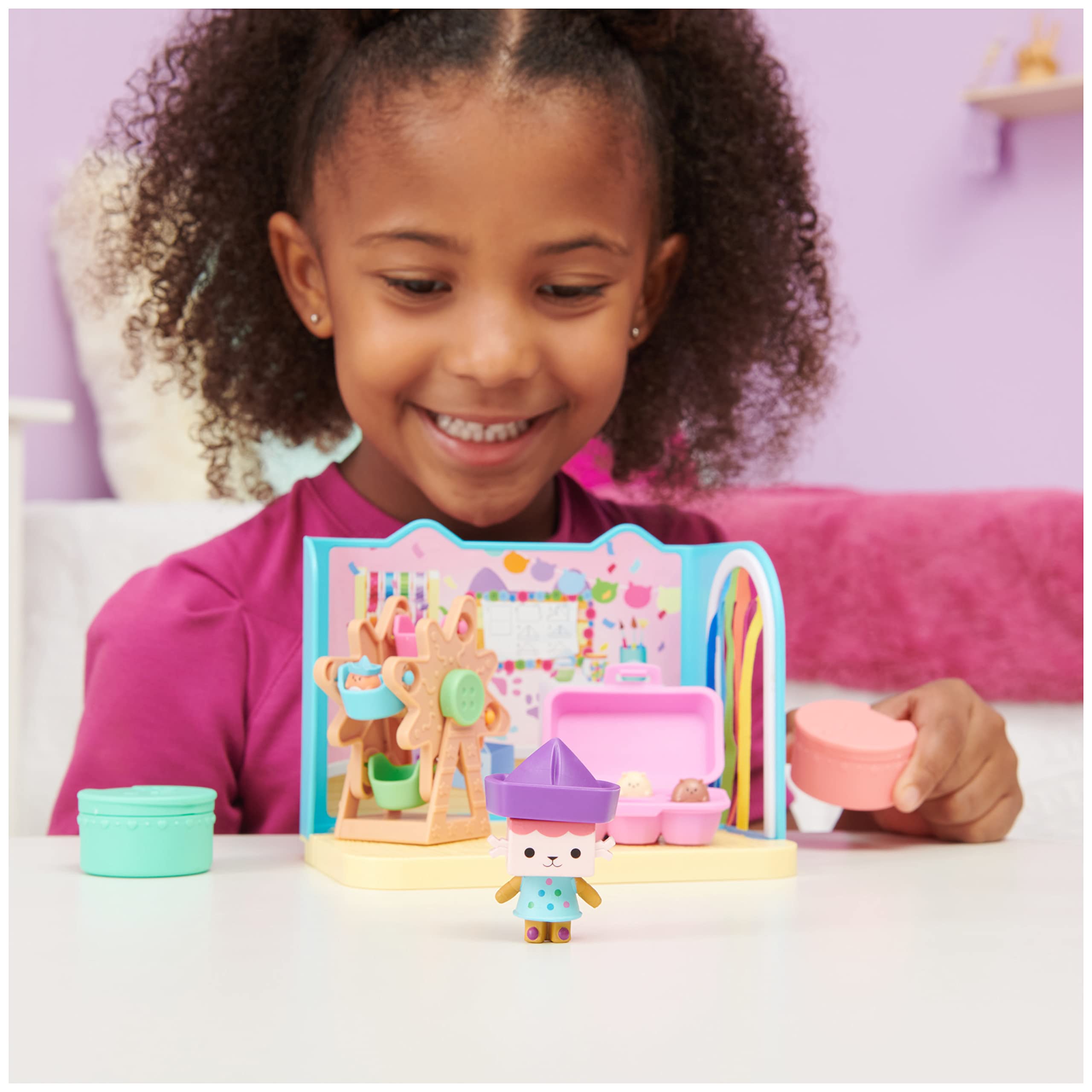 LA CASA DE MUÑECAS DE Gabby-EL Dormitorio DE SUEÑIGATA-El Dormitorio de Sueñigata & LA CASA DE MUÑECAS DE Gabby -Sala DE Manualidades BEBÉ Box