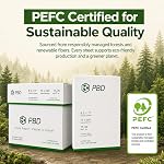 PBD Papier à copier polyvalent, taille de la lettre 8.5 x 11 dans, 20 Voir lb / 75 GSM, 97 Luminosité 6 Raisins / 3,000 Feuilles, Sans Jam-Free pour laser, jet d'encre, Copieur & Télécopie PEFC Certifié (6 Raisins - 3000 Feuilles)