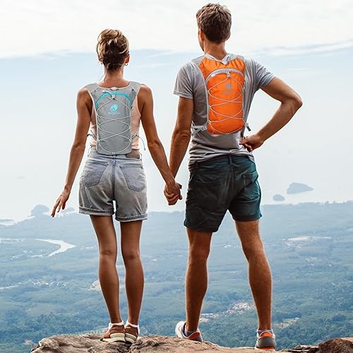 Miniatura 5 de Mochila de agua pequeña, chaleco de hidratación para festivales, Hydro Pack con vejiga de agua de 2 L, chaleco de agua ligero para correr Hydropack