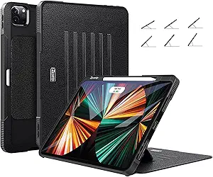 ZtotopCases for New iPad Pro 12.9 Inch Case 2021/2022 5th/6th Generation, [6 Magnetic Stand + Pencil Holder + Auto Wake/Sl...