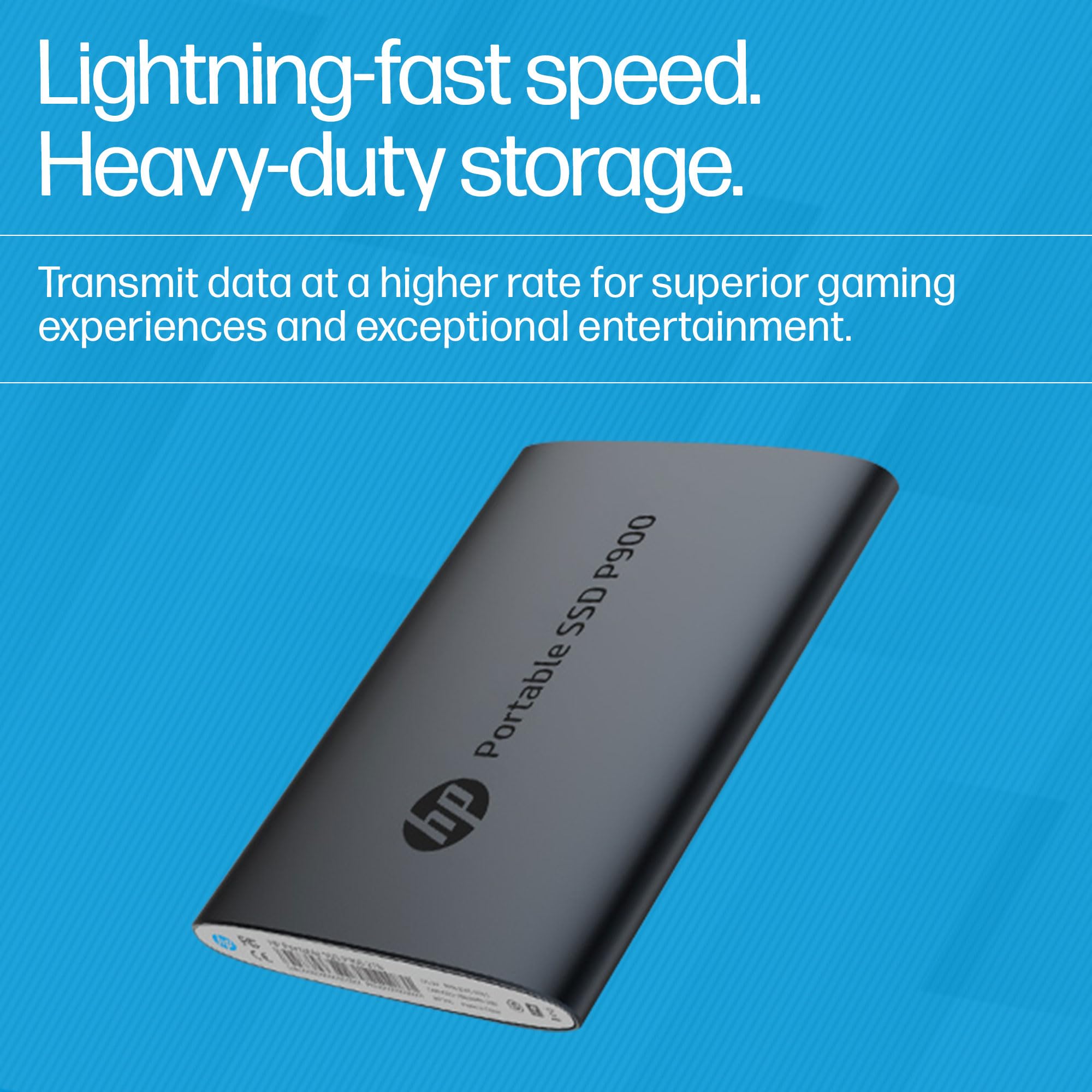 HP P900 1 TB Portable SSD Black /1 TB/USB (3.2 Gen 2 x 2  