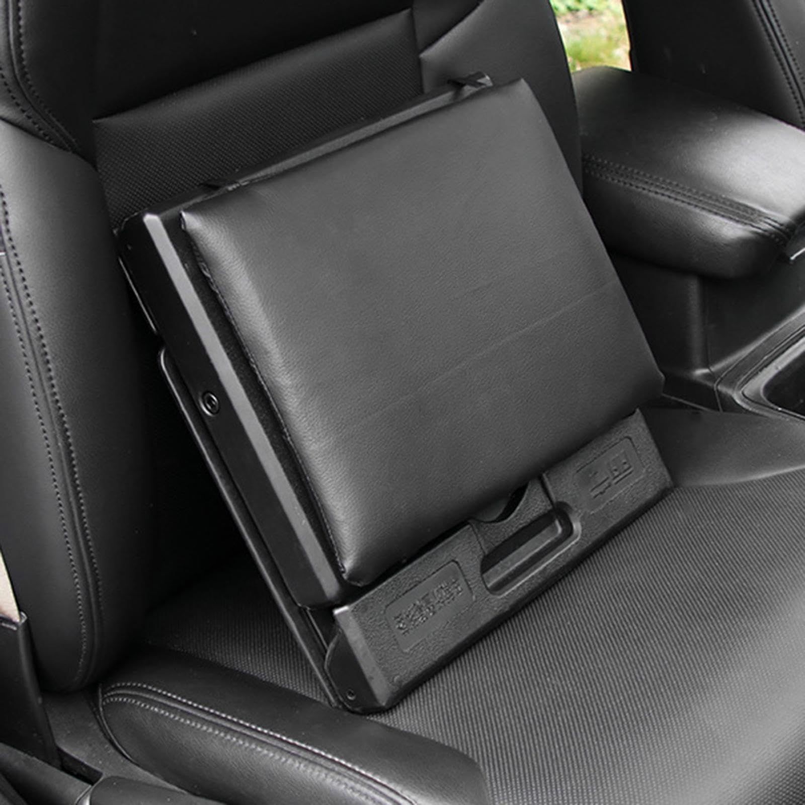 Multifunktionale Fußstütze für Auto und Zuhause, verstellbar, weiches Polster und Massageperlen zur Stresslinderung im Auto, universell verstellbar