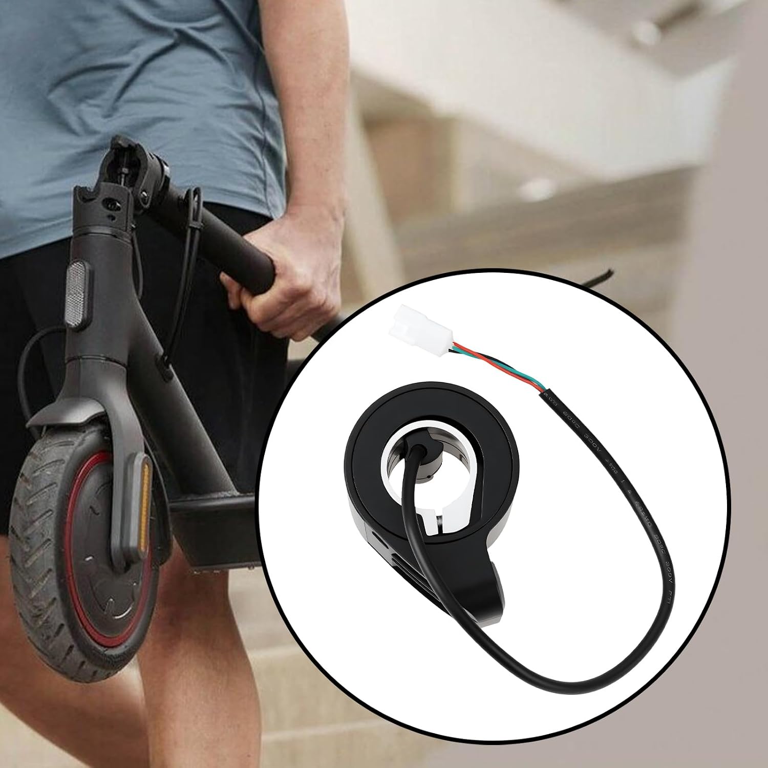 Create idea Thumb Throttle Replacement Compatible with Xiaomi 4 and 4 Pro Electric Scooter