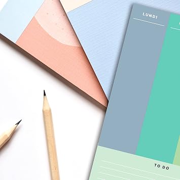 Planificateur Organisateur Hebdomadaire A4 Sans Date - Planification de Bureau - Weekly Planner - Agendas, Planificateurs et Calendriers de Design