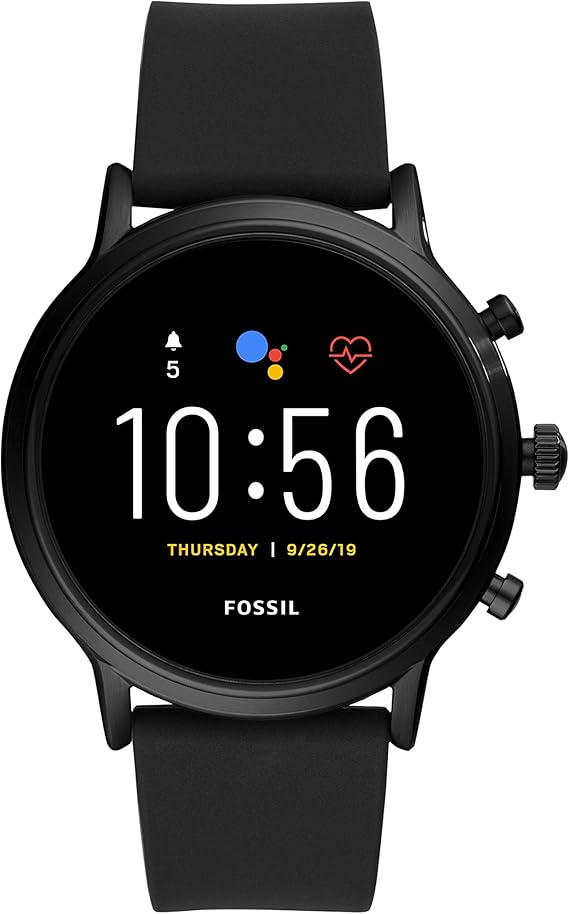 Fossil The Carlyle Hr Smartwatch, Heren, Digitaal Touchscreen, Gen.5 Smart  Watch, Met Roestvrij Stalen Armband, FTW4024, Zwarte Siliconen I :  Amazon.nl: Kleding, schoenen \u0026 sieraden