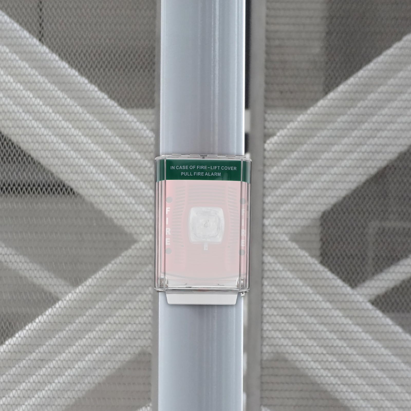 Transparente Kunststoff Abdeckung für Not aus Taster und Break Glass Schalter und Wetterfest Einfache Installation für Öffentliche Sicherheitseinrichtungen
