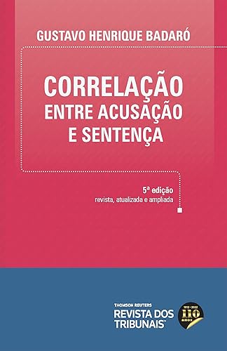 Correlação entre Acusação e Sentença 5ºedição