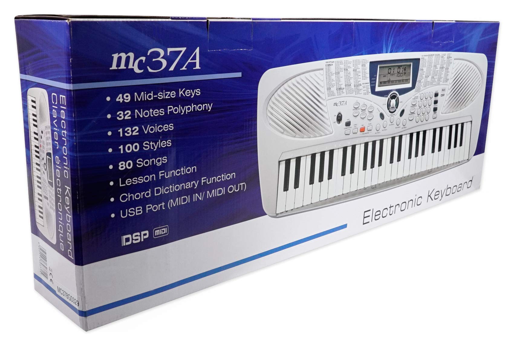 TASTIERA MEDELI MC-37A 49 TASTI MINI SIZE A BATTERIE - ALIMENTATORE INCLUSO