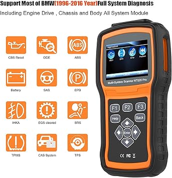 OBD2 Scanner, ODB 2 Car Diagnostic Tool, Car Diagnosis, NT520 PRO OBD2 Car Scanner Full System PRO OBD2 Car Scanner