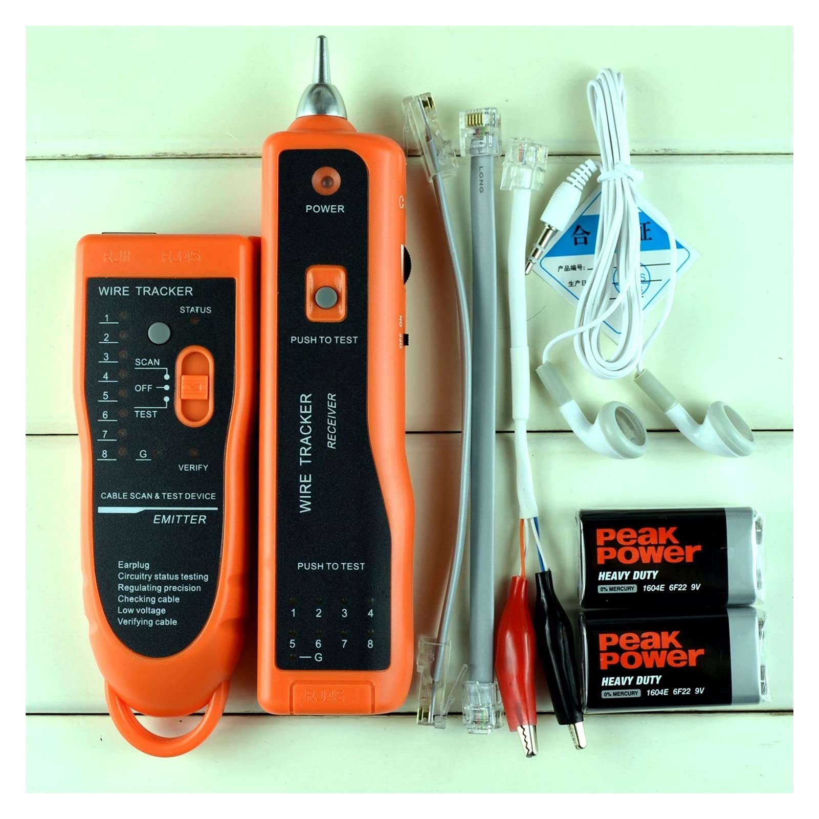 Ligne Finder Network Line Finder Téléphone Voice ligne Finder Mesure de la ligne Pour Ethernet et téléphone