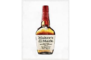Maker's Mark Bourbon Watercolor Art Print