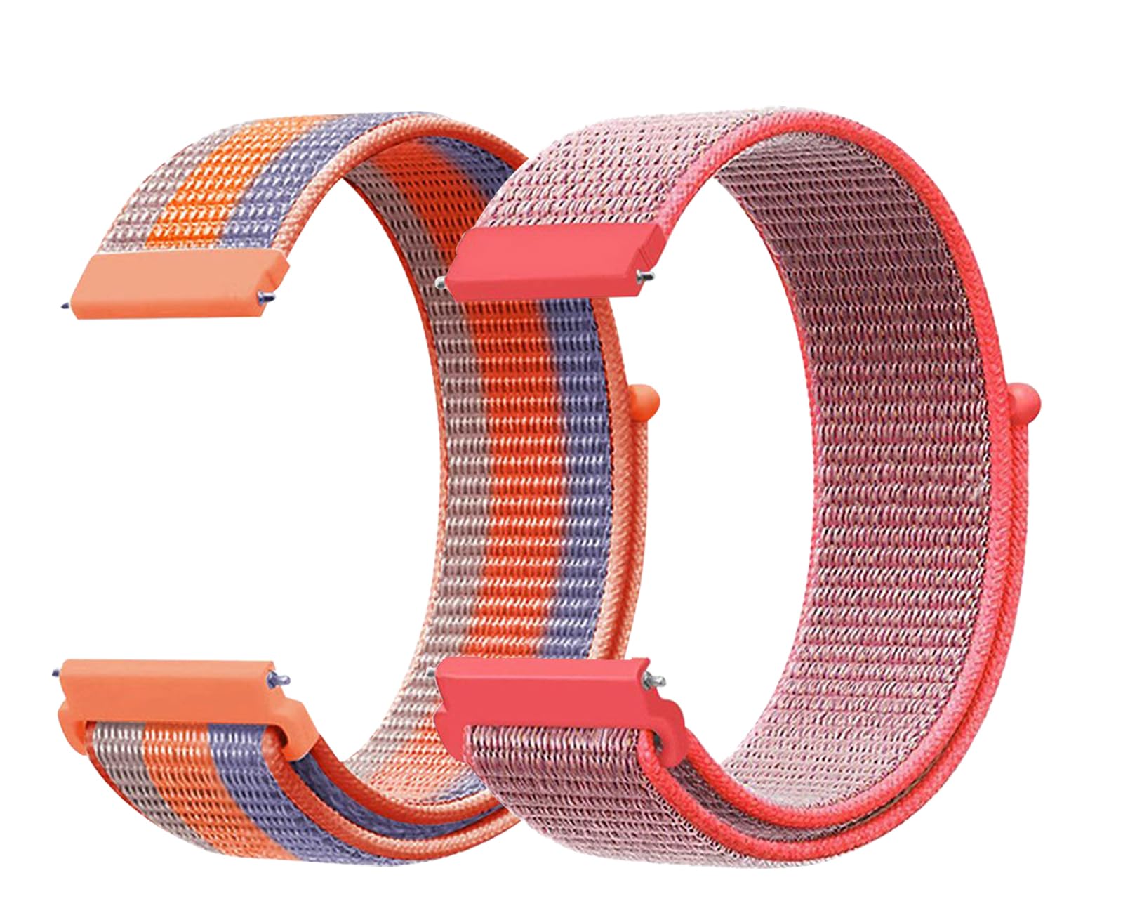 Aoekne Fabric Nylon Uhrenarmbänder 20mm Ersatzarmbänder für Kinder Smartwatch, Schnellverschluss Verstellbare Aatmungsaktive, Smartwatch Armband für Kinder Junge Mädchen