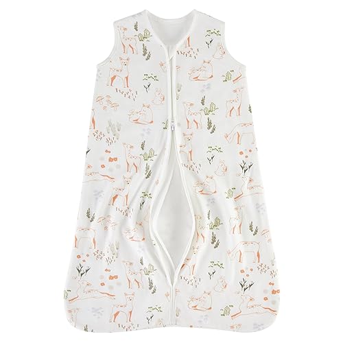 Miniatura 7 de TILLYOU Saco de dormir - Juego de 1 manta de algodón para bebé, SMLXL, Desnudo