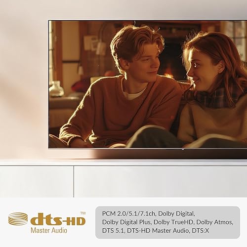 Miniatura 8 de Extensor HDMI a través de Ethernet 4K @60Hz a través de Cat6/7 hasta 230 pies con salida de bucle, compatible con 4K 4:4:4, HDR10, HDCP 2.3, Doby