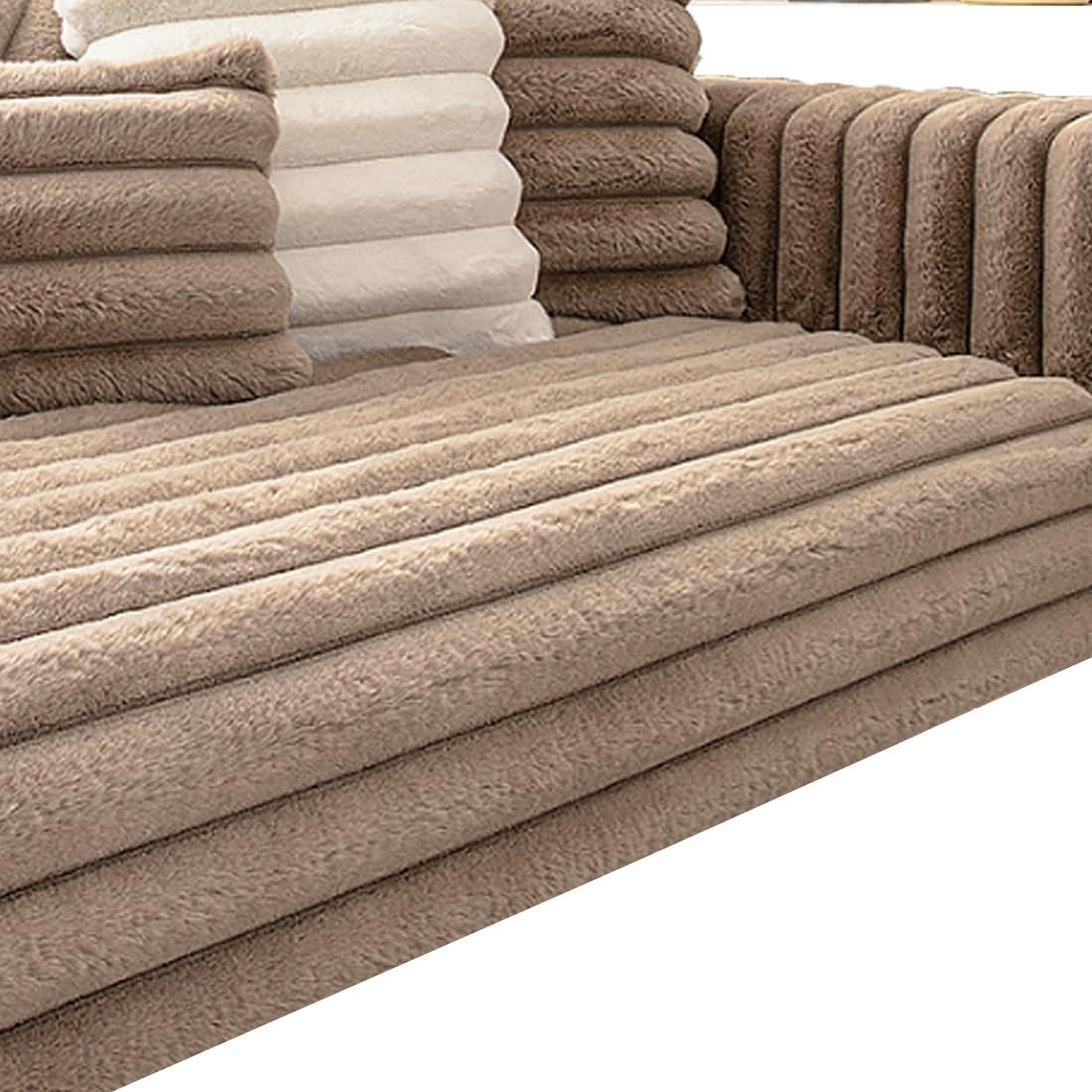 Housse de canapé de qualité supérieure en peluche douce 90x90