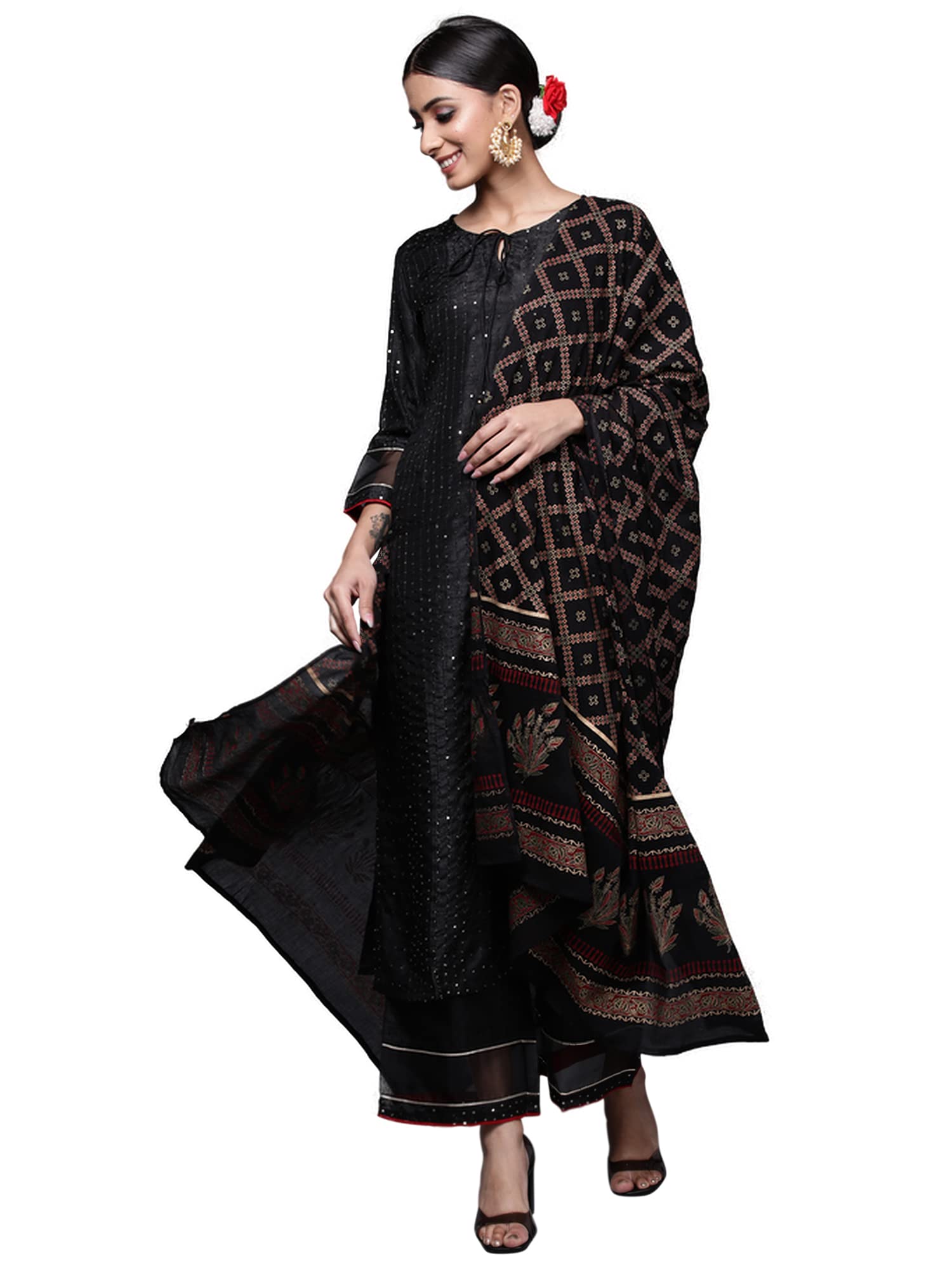 INDO ERACotton Blend Kurta Set