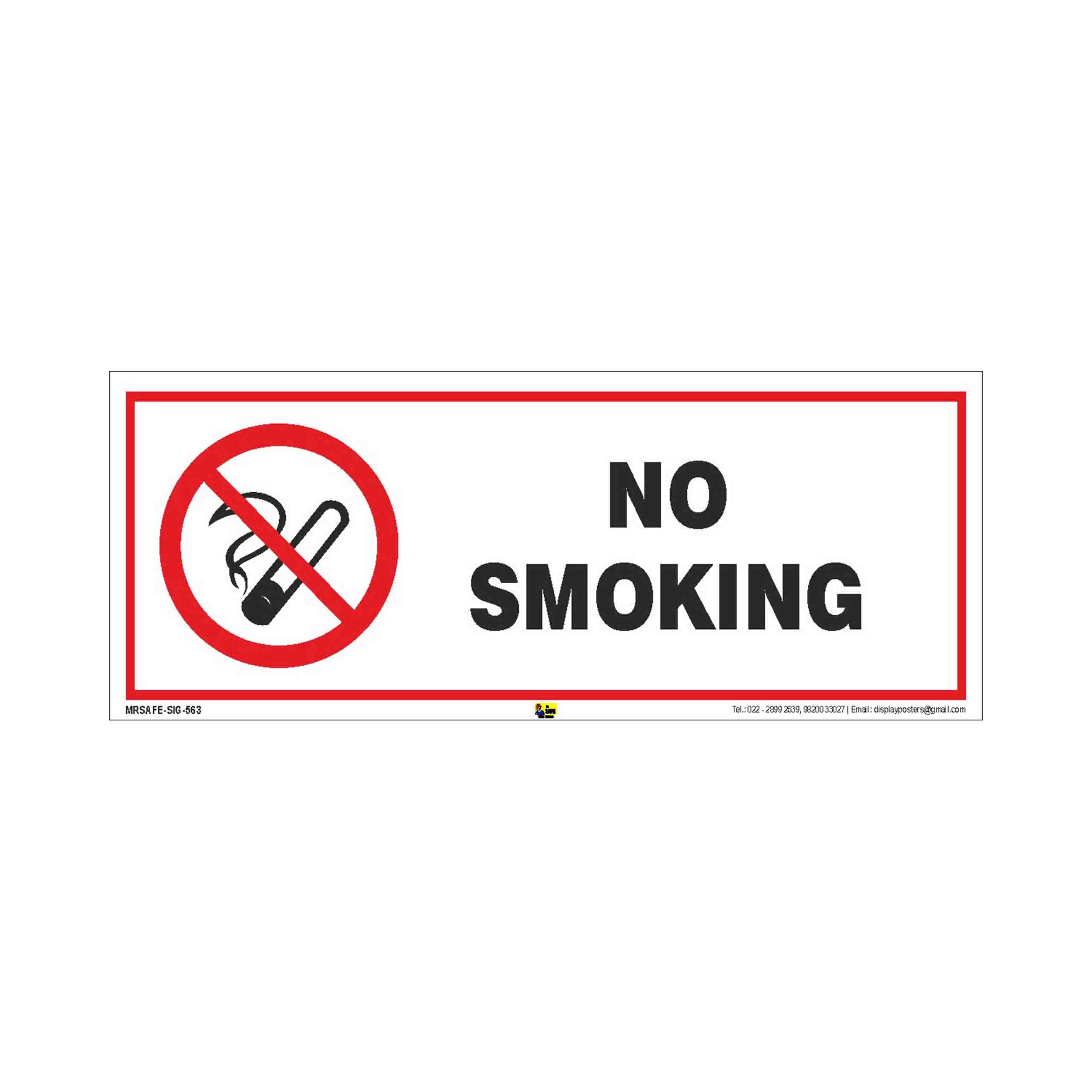 Mr. Safe - No Smoking Sign PVC Sticker 15 Inch X 6 Inch (B07C4YHWYV) Amazon Price History, Amazon Price Tracker