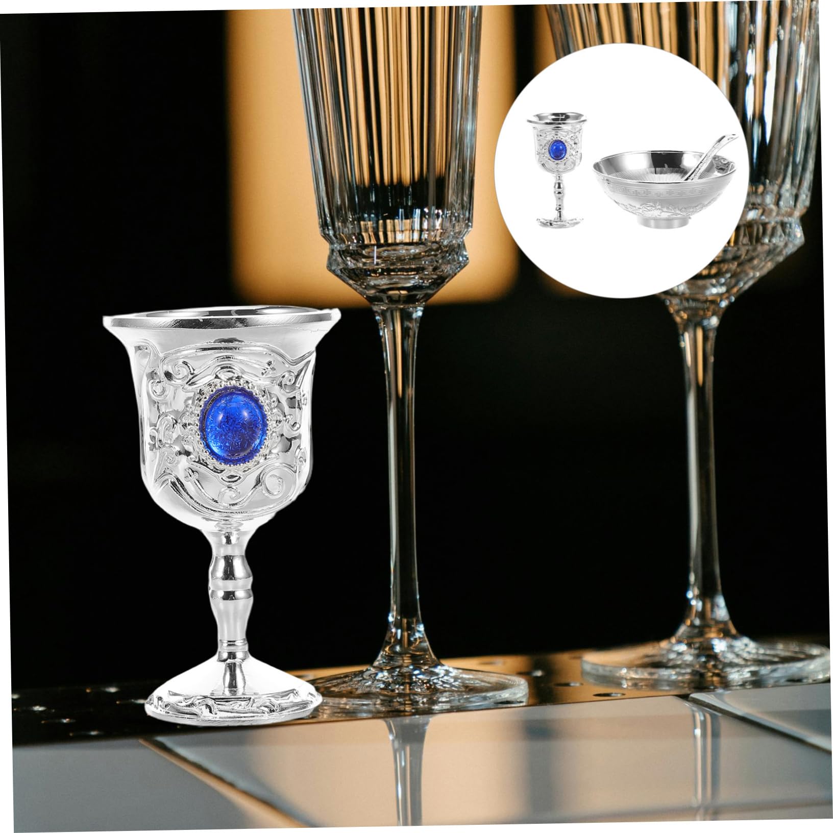 GALPADA 3pezzi Posate Da Portata Per Feste Ebraiche Stoviglie Creative e Argenteria Utensili Da Cucina Multifunzionali Posate Per Feste Eleganti Articoli Essenziali Per Set Stoviglie Per