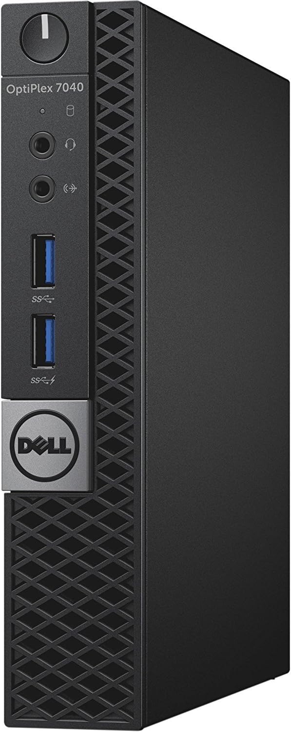 Fast Optiplex 7040 Mid Size Business Tower Computer PC (Intel Quad Core i7-6700, 16GB Ram, 256GB SSD, HDMI, DVD-RW) Win 10 Pro (Renewed)