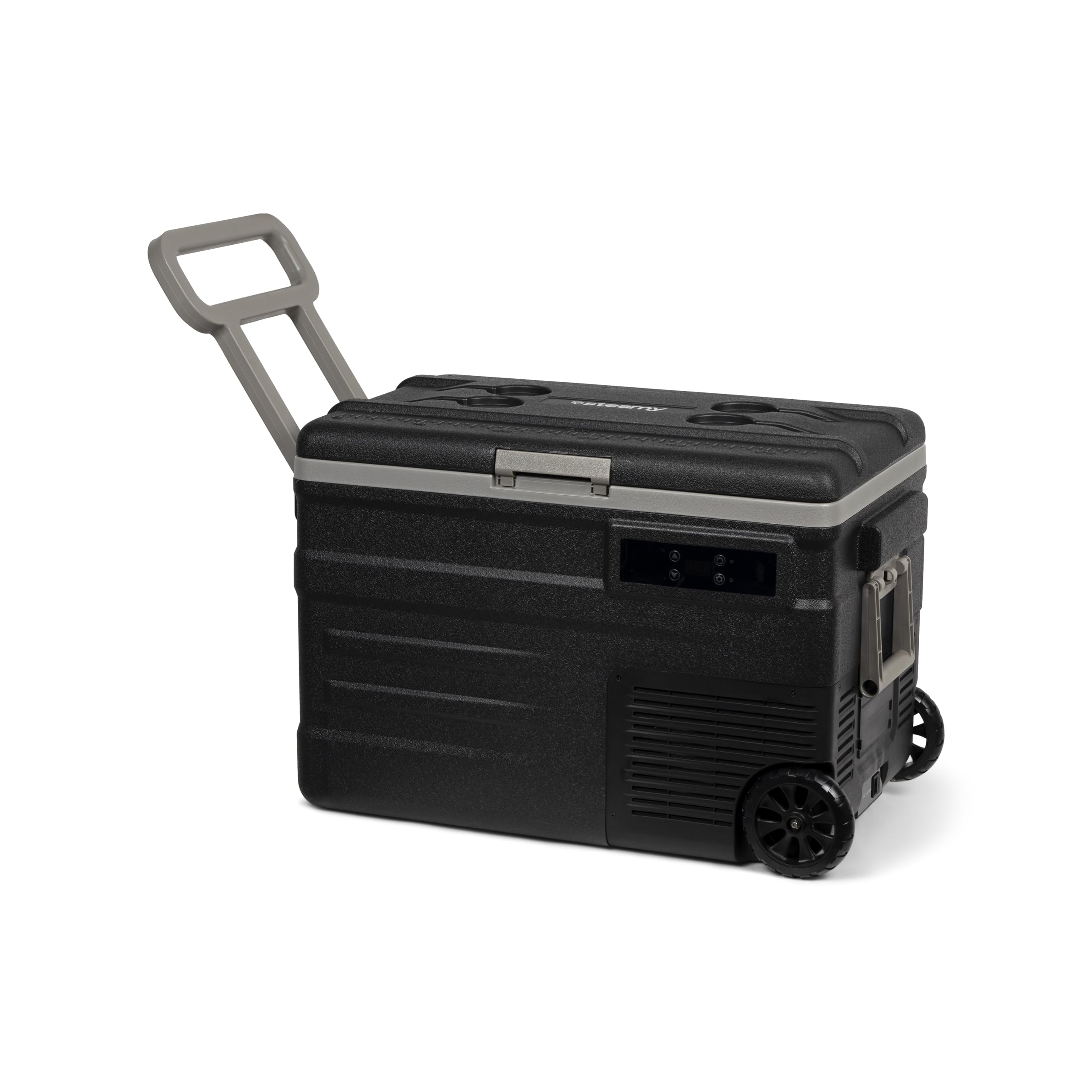 Steamy-E Single Zone 45 Roller, Glacière à compresseur électrique avec roulettes, 45 litres, 12 V/230 V, pour Refroidir et Congeler, idéale pour le Camping
