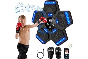 2024 Smart Bluetooth Music Boxing Machine with LED Electronic Wall Mounted