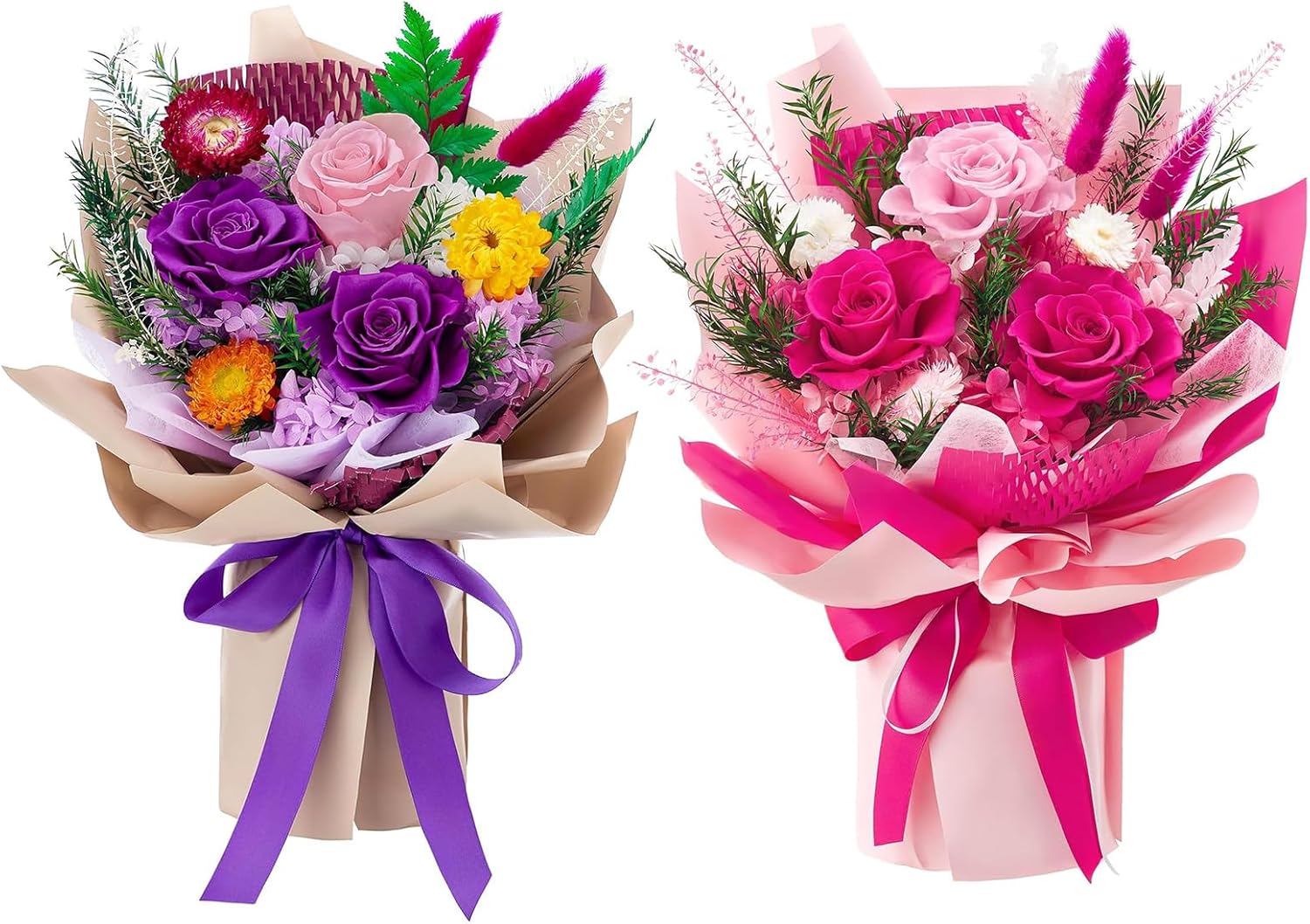 Forever Flowers Gifts for Her and Hot Pink Flowers