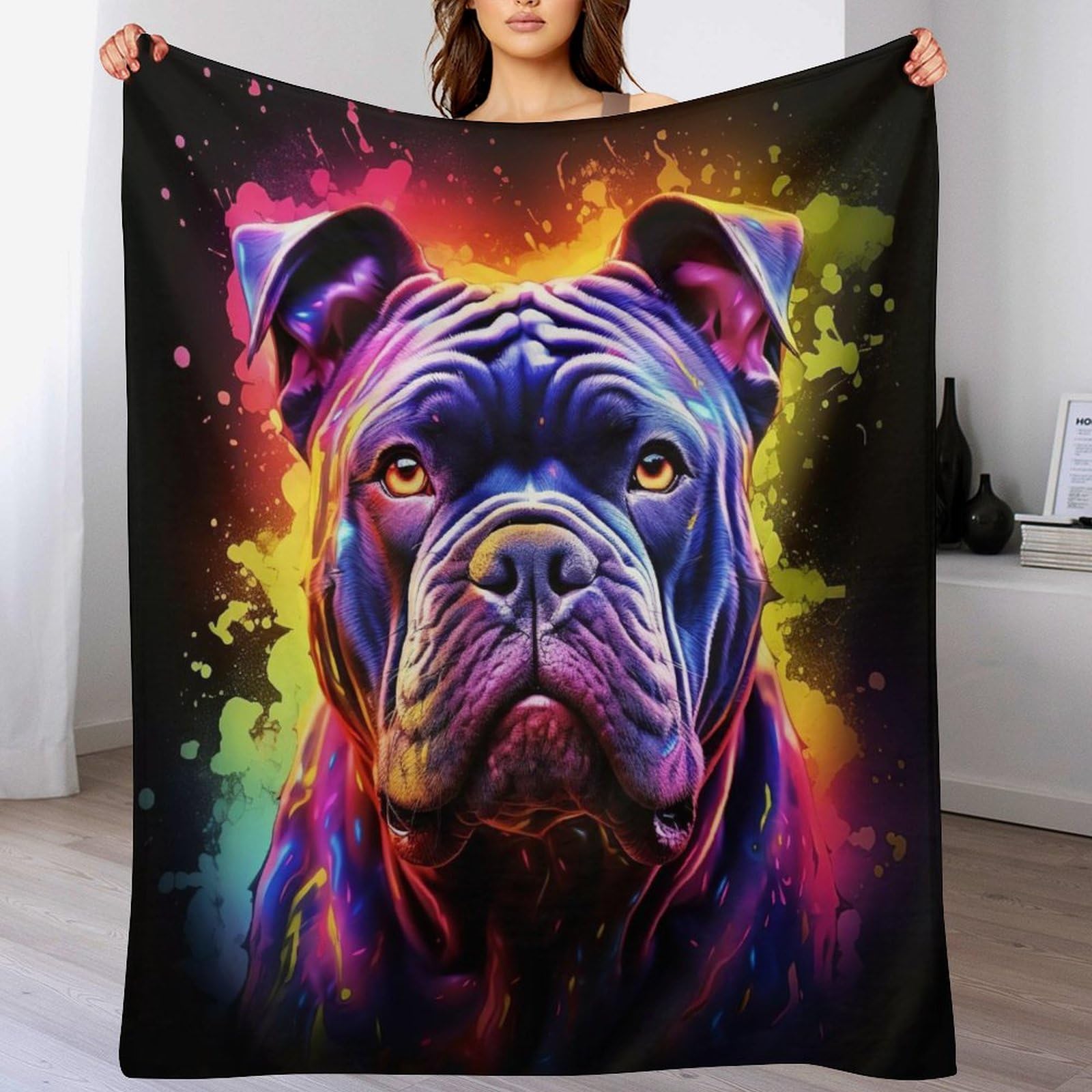Manta de franela para perro de alta calidad tacto sedoso 140 x 180 cm