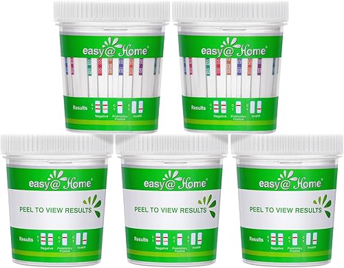 Miniatura 9 de EasyHome Taza de prueba de drogas de 14 paneles paquete de 6 en casa prueba de kit de prueba de drogas para