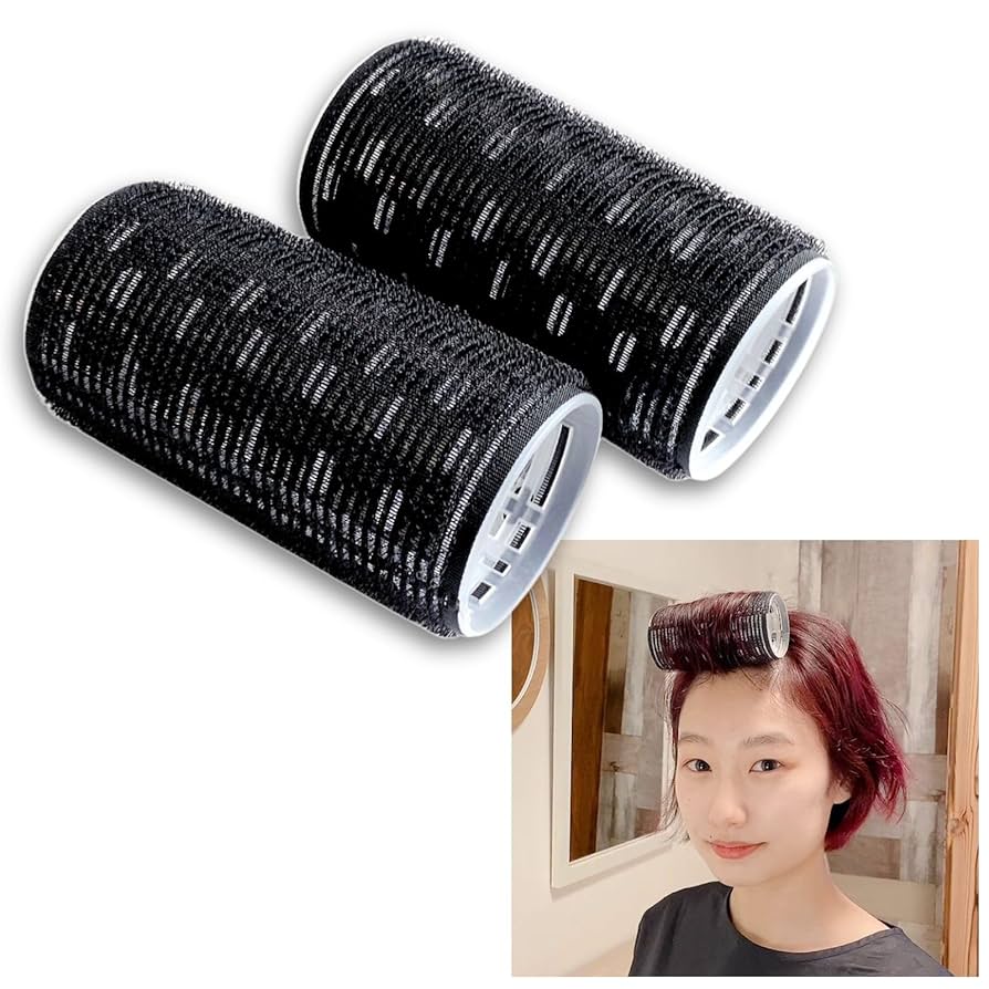 Amazon | nervousrhinos hair curler 前髪 カーラー 50mm 大きめ