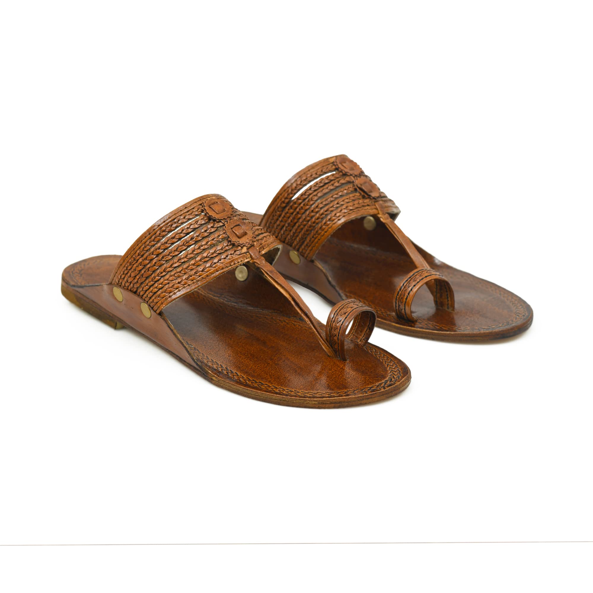Leather Slipper for Men | Kolhapuri Chappal for Men Original | Traditional Indian Style,Comfortable Ethnic Footwear-image-44