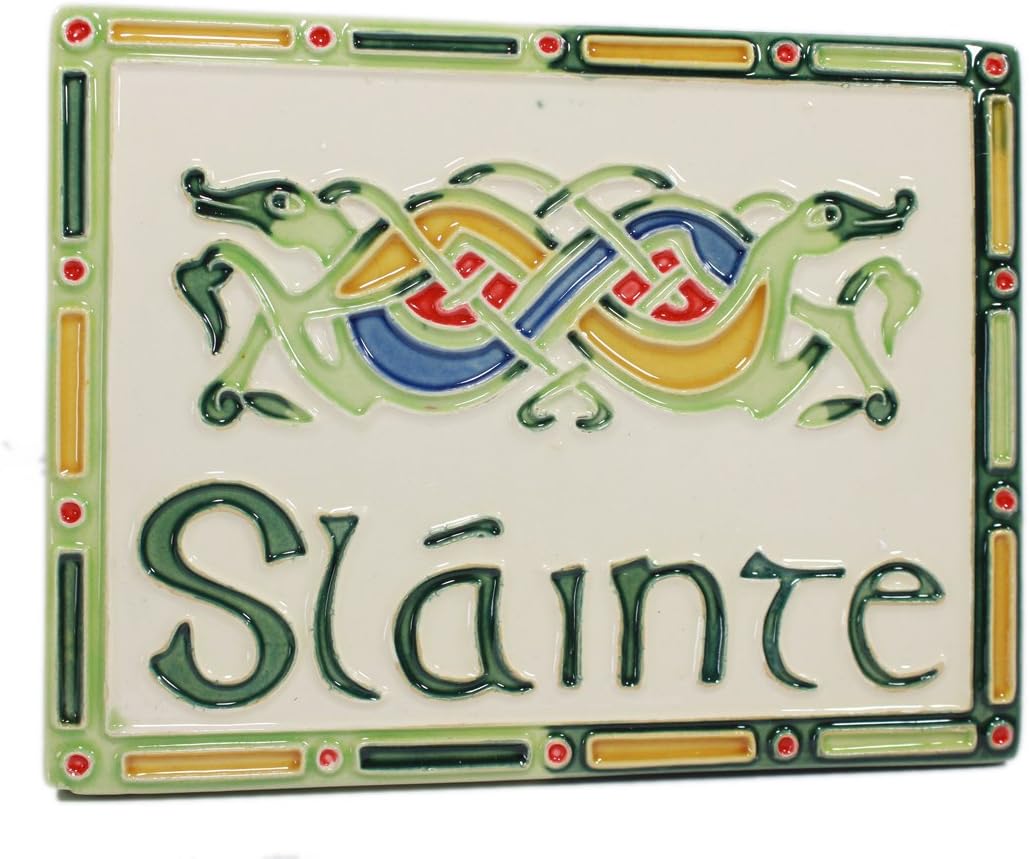 Slainte Ceramic Wall Plaque