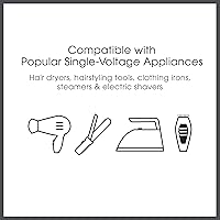 Vista 5 de Adaptador de corriente de Travel Smart, conversor de 1875 vatios con interruptor de selección alto/bajo, TS1875CKN, talla única , Blanco, 1, 1