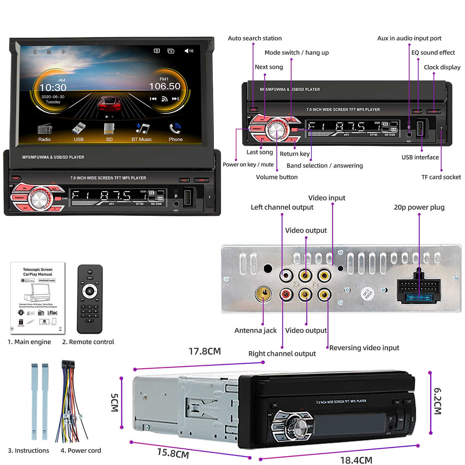 Binize Car Stereo Single Din...B083R7LPZK