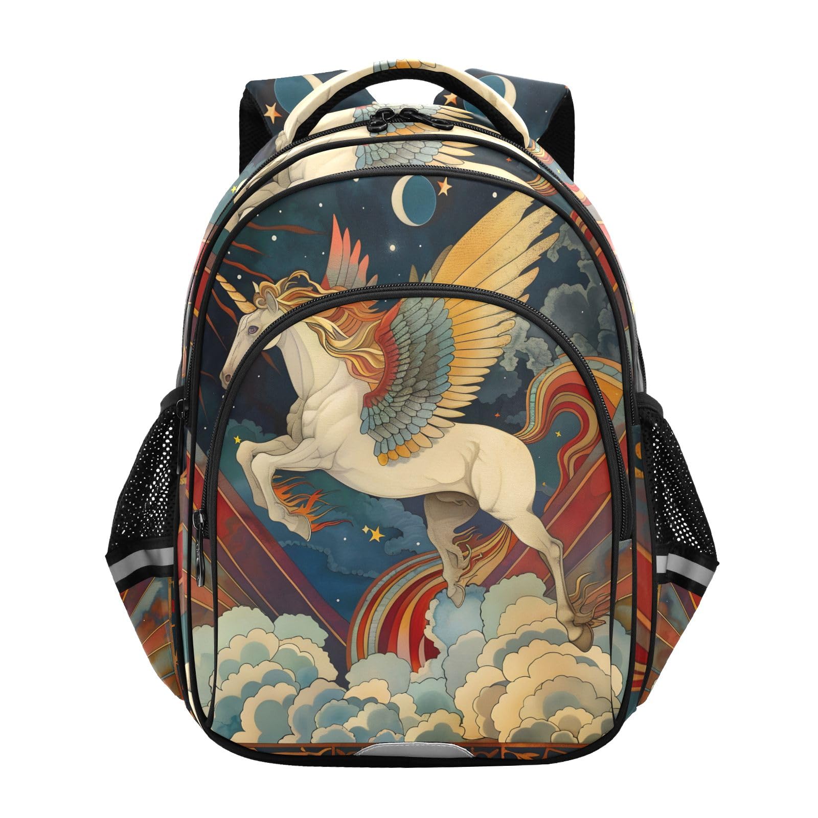 School Backpack for Boys Teen Bookbag Book Bags Pegasus 2 Casual Daypack Travel High Middle School Student