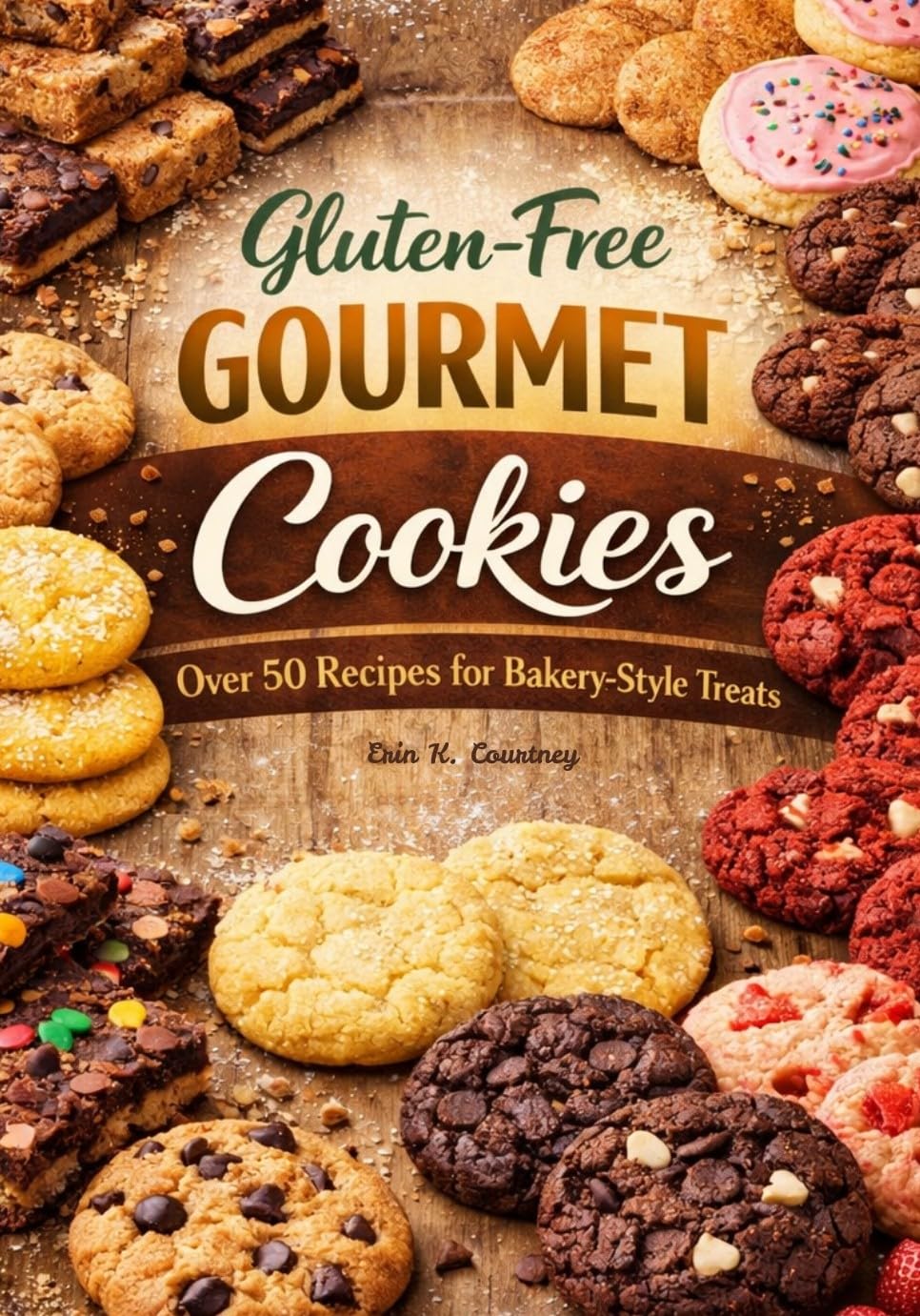 Chef Erin's Gluten-Free Gourmet Cookies: Over 50 Recipes for Bakery-Style Treats | Includes Brownies, Bars, and Frostings      [Print Replica] Kindle Edition