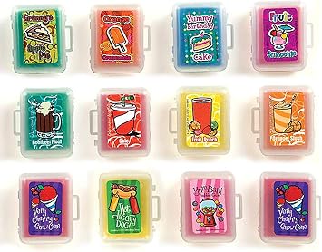 Curious Minds Busy Bags 12 Scented Kneaded Erasers - Fun Sensory Putty Fidget for School or Office 1 Dozen Random Scents