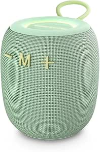 Energy Sistem Bloom Altavoz Bluetooth Portatil Pequeño 10W IPX6 Resistente al Agua 18H de Bateria True Wireless Stereo Luces LED RGB con microSD y Asistente de Voz