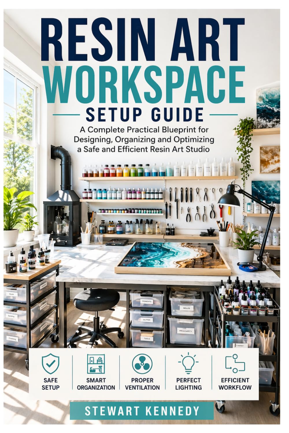 Resin Art Workspace Setup Guide: A Complete Practical Blueprint for Designing, Organizing and Optimizing a Safe and Efficient Resin Art Studio: 76 ... and Essential Skills for Everyday Makers)