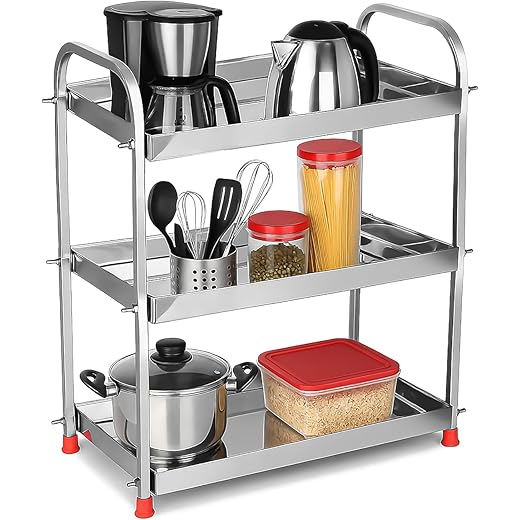 Namani 2-Tier Stainless Steel Kitchen Rack