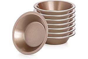 Suwimut 8 Pack Mini Pie Pans: Perfect for Small-Scale Baking Delights