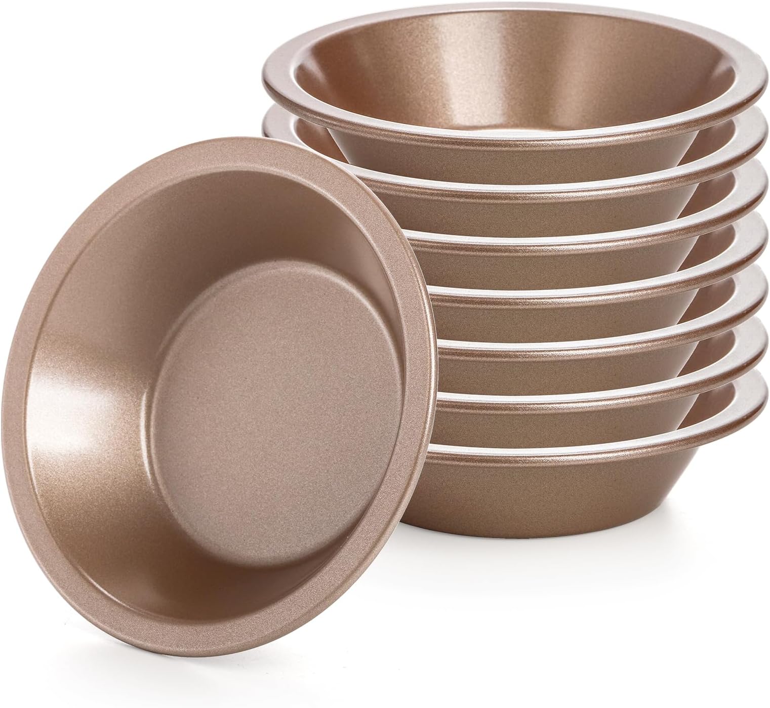 Suwimut 8 Pack Mini Pie Pan Set, 5 Inch NonStick