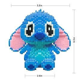 STpro Building Bricks 1900+ Pieces Set - 1900 Pieces Classic Building Blocks - Mini Building Blocks for Boys Girls & Adults Kids (Light Blue)