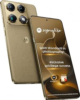 Motorola Signature (Martini Olive, 12GB RAM +256GB Storage) | 17.27 cm (6.8 inch) Super HD Display | 50MP + 50MP + 50MP | 50MP Front Camera | 5200 mAh Battery | Snapdragon 8 Gen 5 Processor