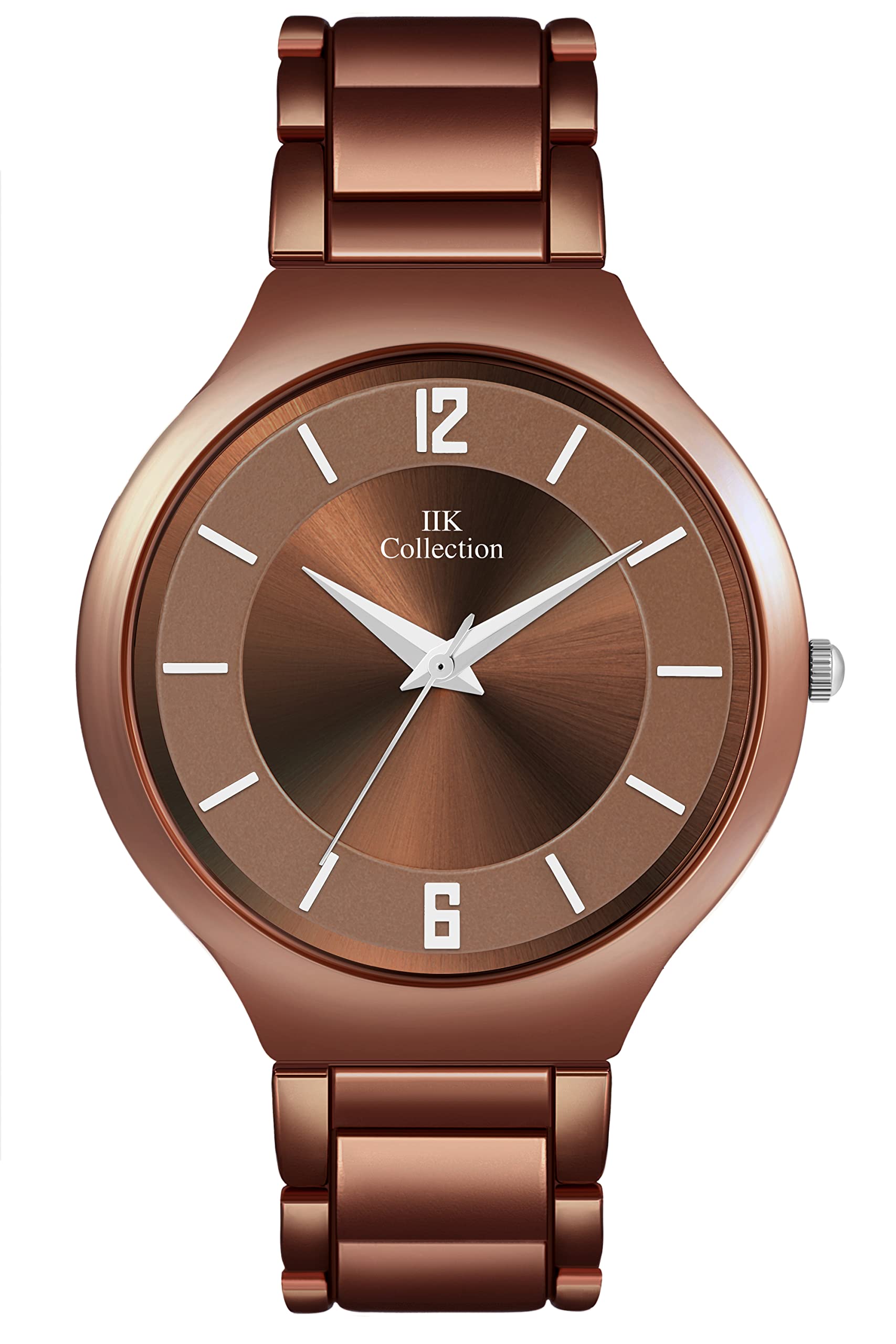 IIK COLLECTION Watches for Women Stainless Steel Chain & Diamond Studded Dial Ladies Watch - Water Resistant Womens Watches (B0BCWL3CGV) Amazon Price History, Amazon Price Tracker