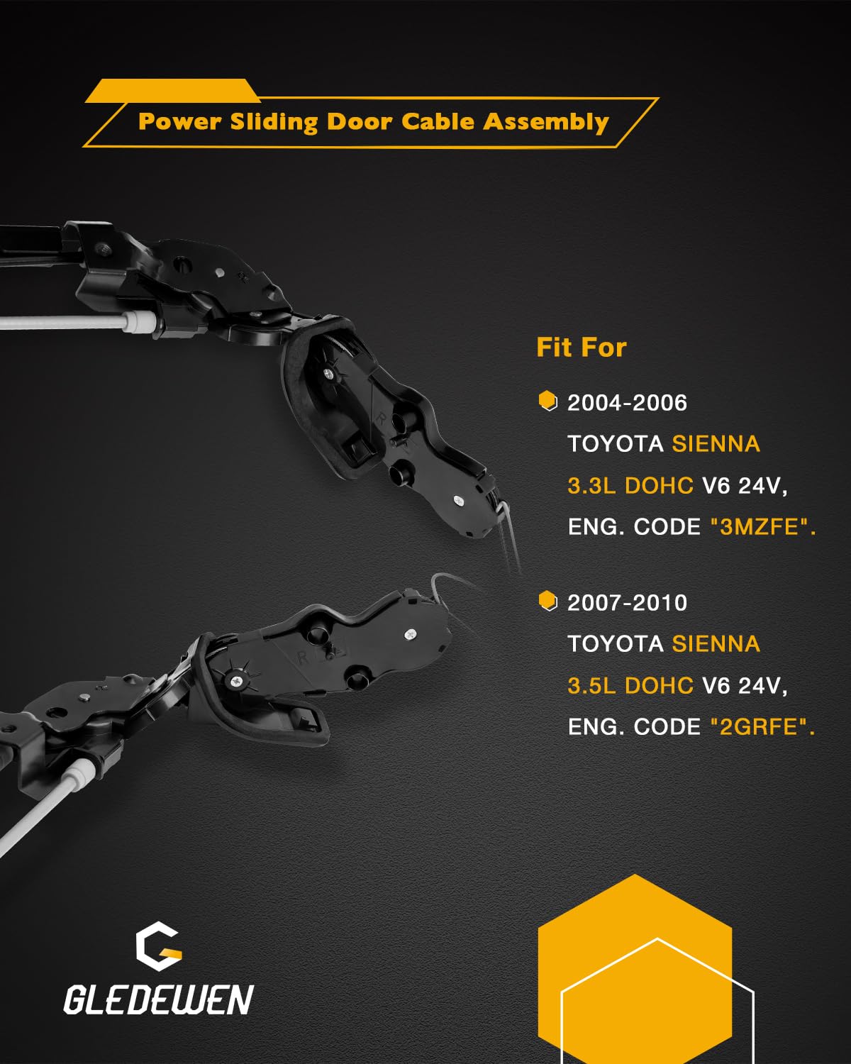 POWER SLIDING DOOR Cable Assembly W/O Motor Driver Side For 04 I 482720 - Foto 10