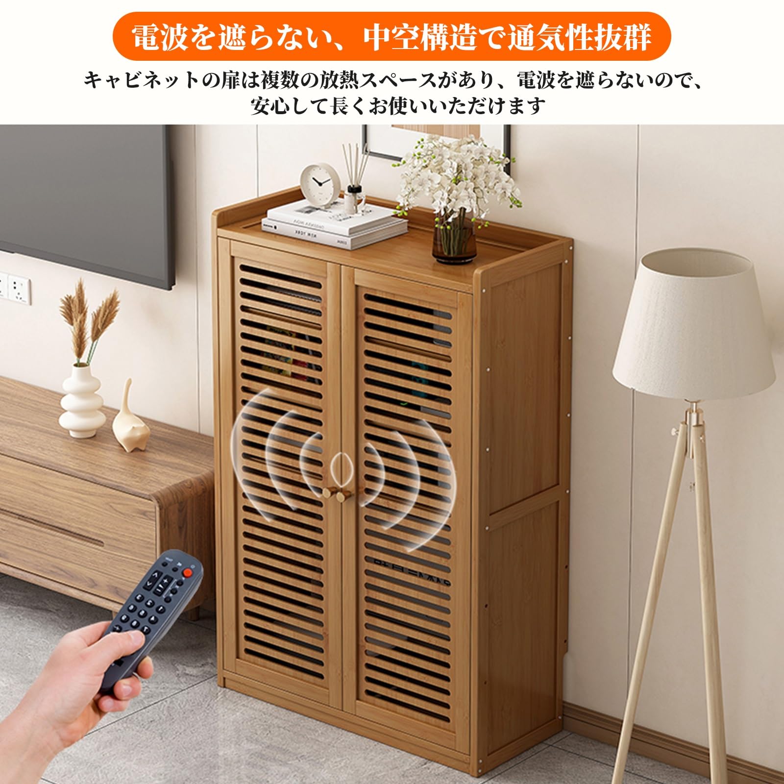 Amazon｜FORRTY ルーター収納ボックス 木製風 ルーター収納 ケーブル
