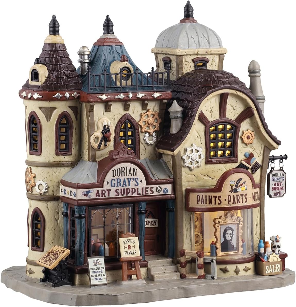 Lemax Dorian Gray's Art Supplies, Lighted Buildings, #55306